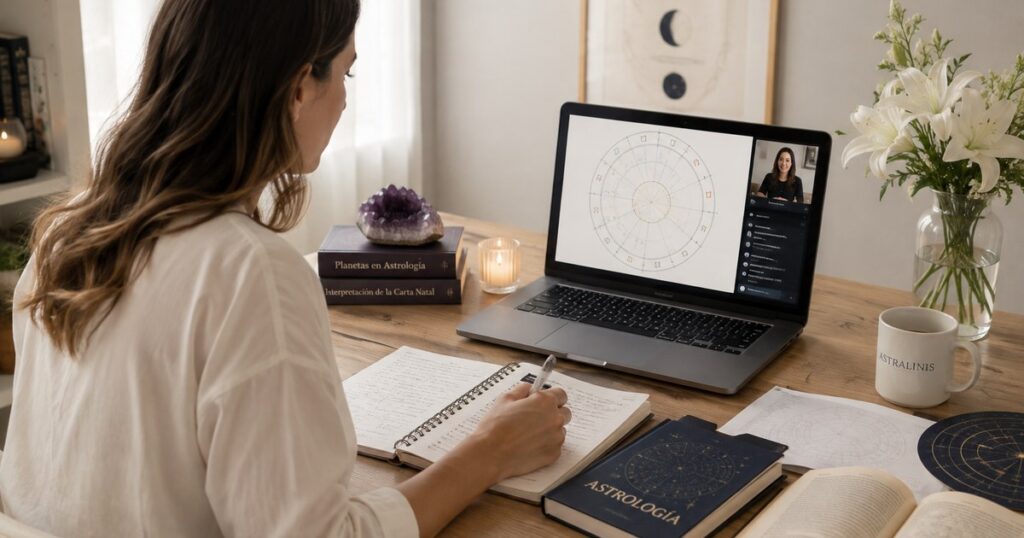 Estudiar astrología online – formación profesional en Astralinis